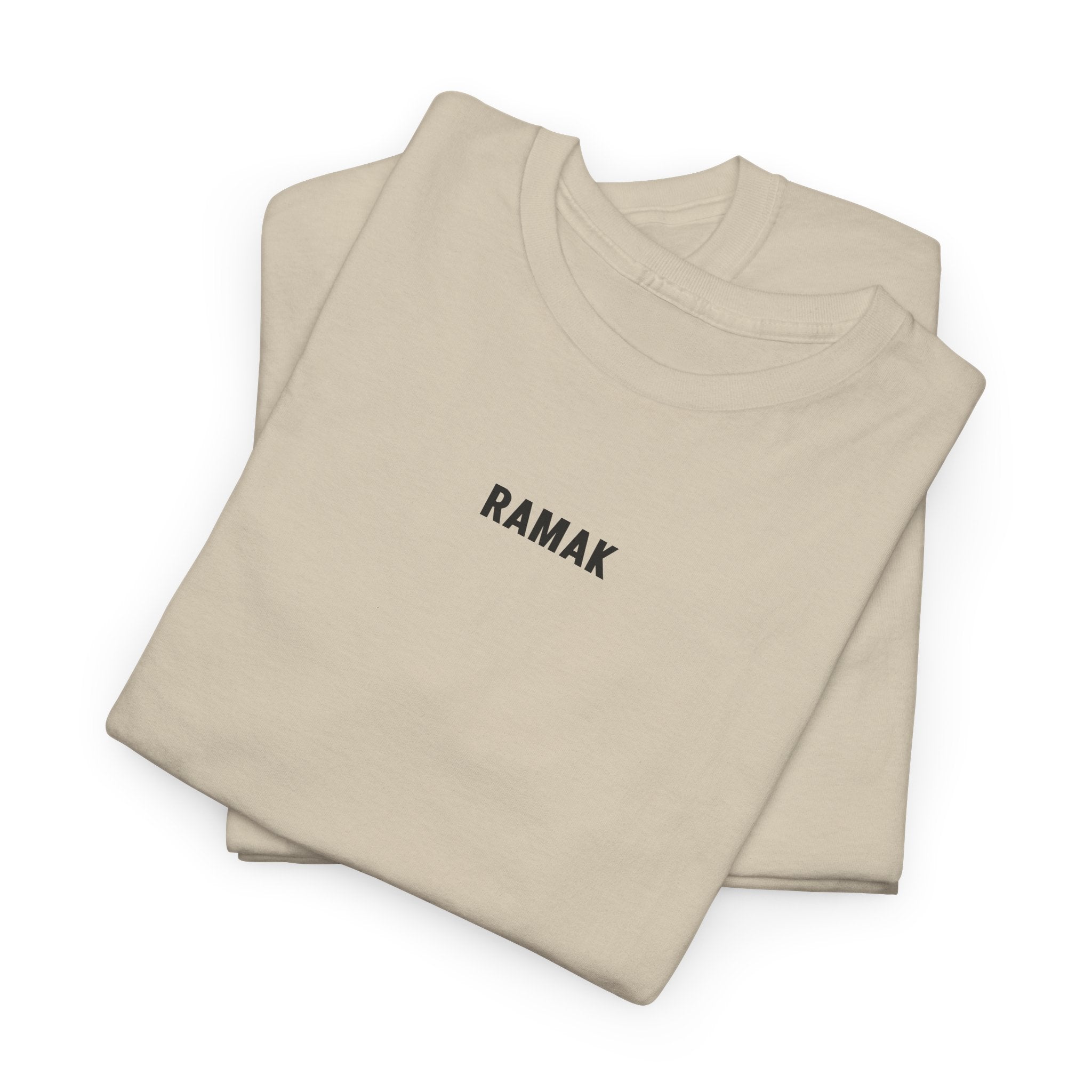 RAMAK Unisex Heavy Cotton Tee : Confident Wear, Rooted in a story
